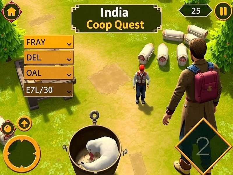 India Coop Quest Game Screenshot